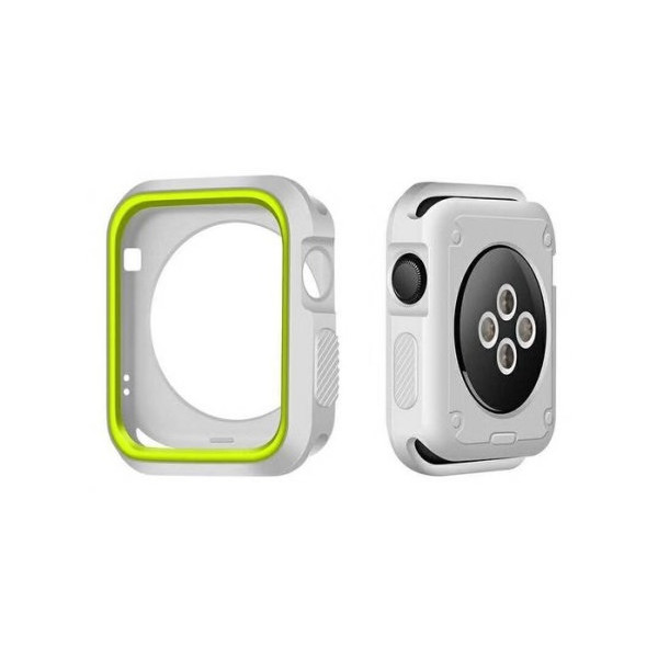

Чехол Grand для смарт-часов Apple Watch 38mm Silicone Green/Grey (AL1302_38mm)