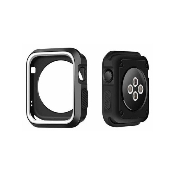 

Чехол Grand для смарт-часов Apple Watch 42mm Silicone White/Black (AL1305_42mm)