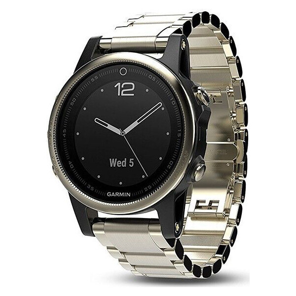 

Garmin Fenix 5S Sapphire Champagne with Metal Band (010-01685-15)