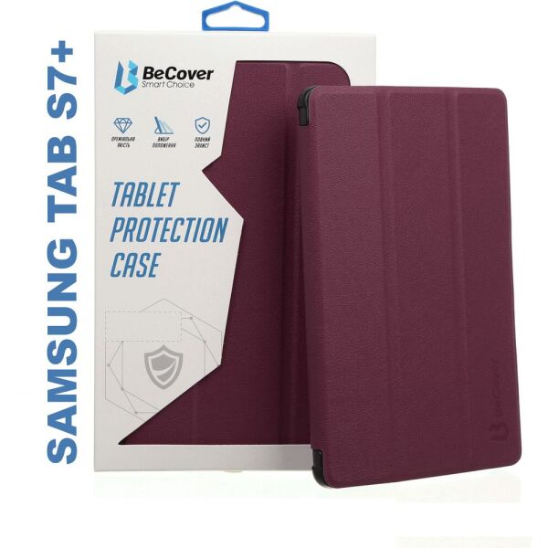 

BeCover Smart Case для Samsung Galaxy Tab S7 Plus (SM-T975) Red Wine (705229)