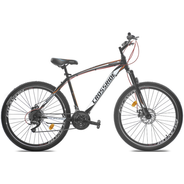 

Велосипед CROSSRIDE 29" 17" MAD MAN черно-бело-оранжевый