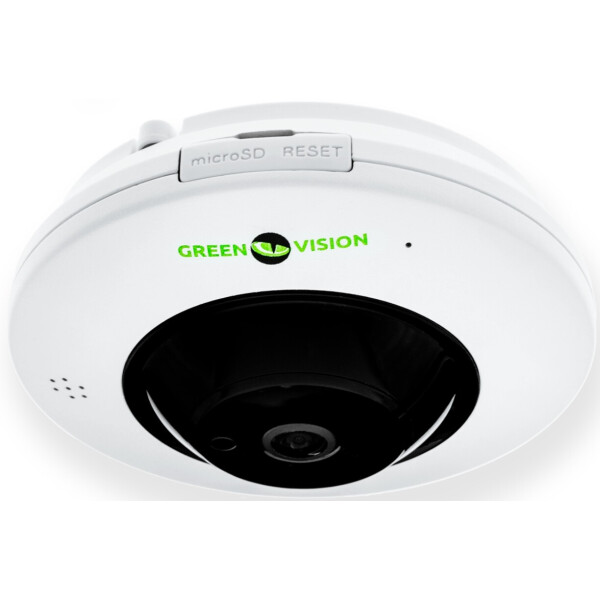 

Купольная IP камера для внутренней установки GreenVision GV-076-IP-ME-DIS40-20 (360) POE