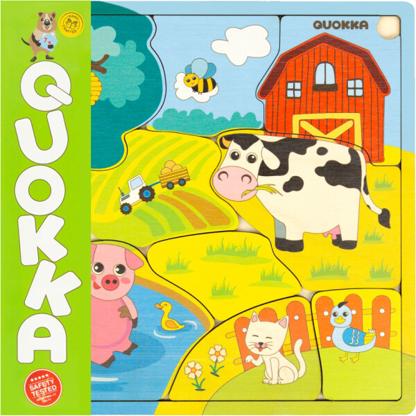 

Большой пазл мозаика QUOKKA QUOKA016PM Веселая ферма
