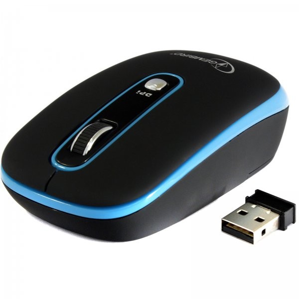 

Мышь Gembird MUSW-103-B 800-1200-1600dpi blue