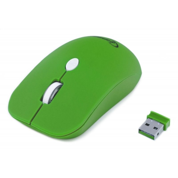 

Мышь Gembird MUSW-102-G 800-1200-1600dpi green