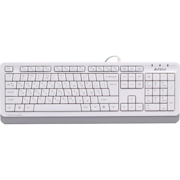 

Клавиатура A4Tech Fstyler Sleek MMedia Comfort FKS10 White USB