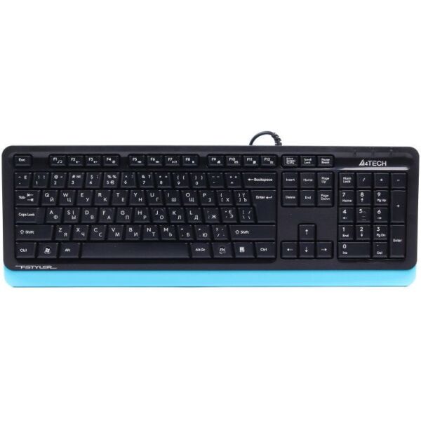 

Клавиатура A4Tech Fstyler Sleek MMedia Comfort FKS10 Blue USB