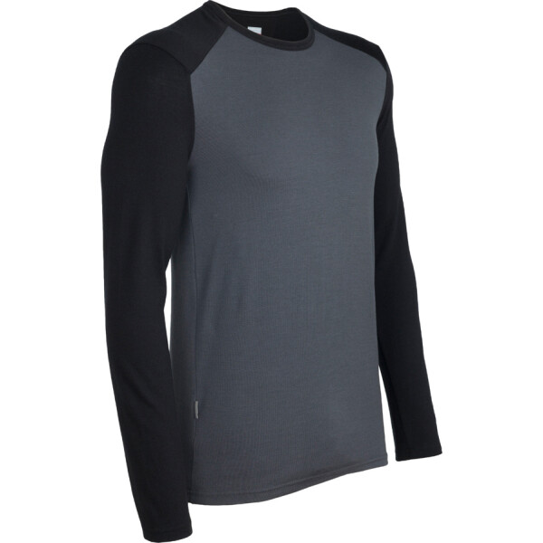 

Термофутболка Icebreaker (мужская) 260 Tech Long Sleeve Crewe Monsoon-Black L (100 483 D46 L)