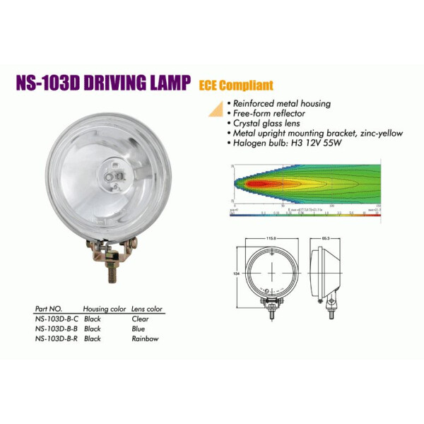 

Автофара NS (NS-103 D-B-C)