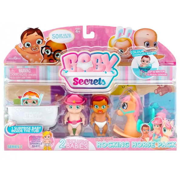 

Игровой набор кукол Baby Secret с лошадкой-качалкой (77022)