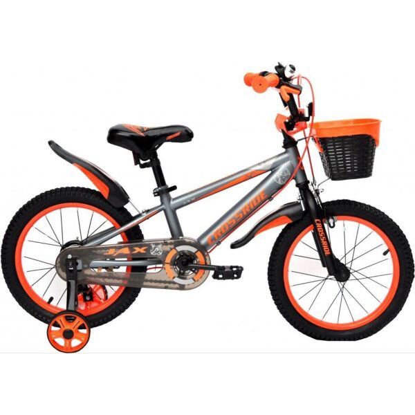 

Детский велосипед Crossride Jax 16" 9" Серо-оранжевый (0459)