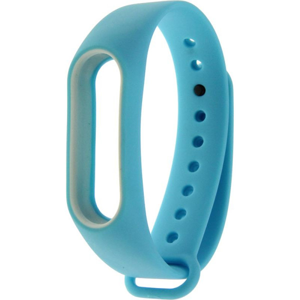 

Ремешок UWatch Double Color Replacement Silicone Band For Xiaomi Mi Band 2 Blue/White Line