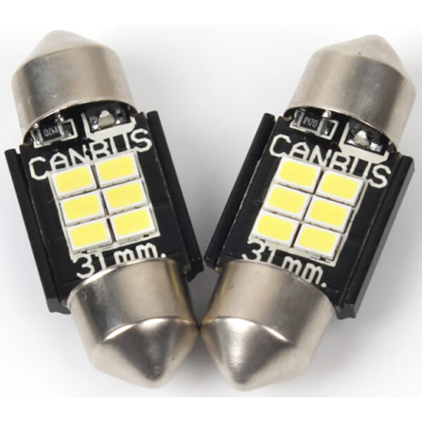 

Светодиодная лампа CARLAMP C10W Софитка+canbus Т11x31 мм (SJ-K6-31мм)
