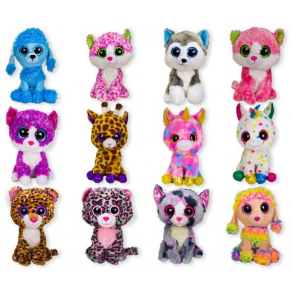 

Мягкая игрушка A-Toys Глазастики, 12 видов, 24 см в п/э /40/ (L3093)