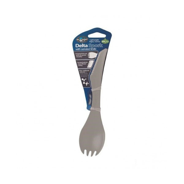 

Наборы столовых приборов Sea To Summit Delta Spork Grey Ложка-Вилка