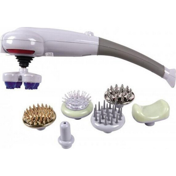 

Массажер ручной вибрационный для тела Magic Massager 8 в 1 с инфракрасным излучением