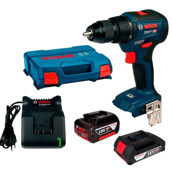 

Аккумуляторный шуруповерт Bosch Professional GSR 18V-50 + акб 4Ah + акб 2 Ah + GAL18V-20 + L-Case (06019H5000C)
