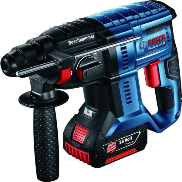 

Аккумуляторный перфоратор Bosch GBH 180-Li + з/у GAL 1880 CV + 2 x акб GBA 18V 5 Ah + чемодан (0611911023)