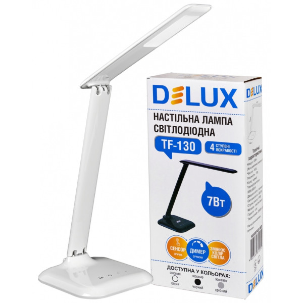 

Настольная лампа DELUX TF-130 7 Вт LED белая (90008948)