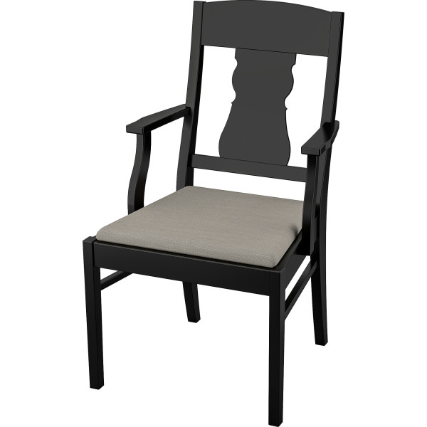 

IKEA INGATORP с подлокотниками черный (302.462.89)