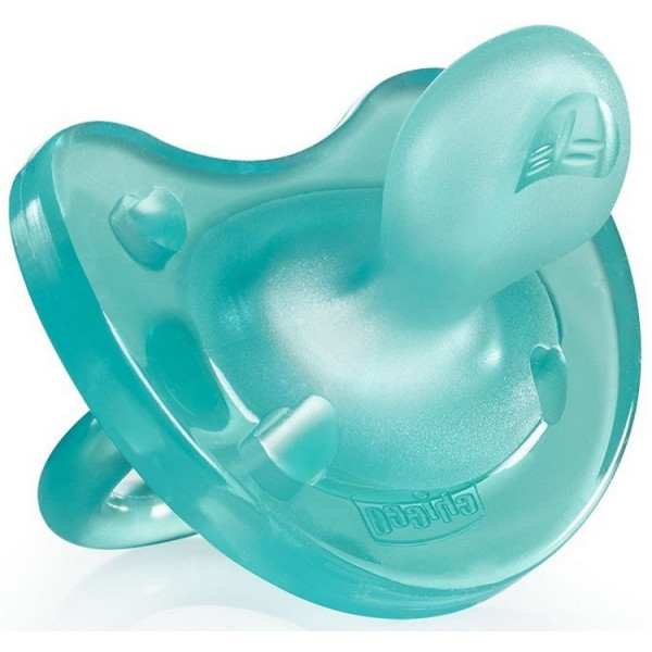 

Пустышка Chicco Physio Soft силиконовая от 16 до 36 месяцев 1шт. (Голубая) (02713.21.00.00)