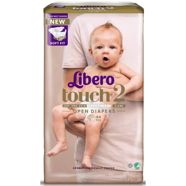 

Подгузники детские Libero Touch 2 (64) (7322541070742)