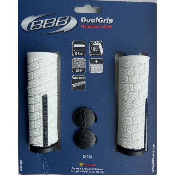 

Грипсы BHG-07 "DualGrip" 102mm бел./черн. Пара