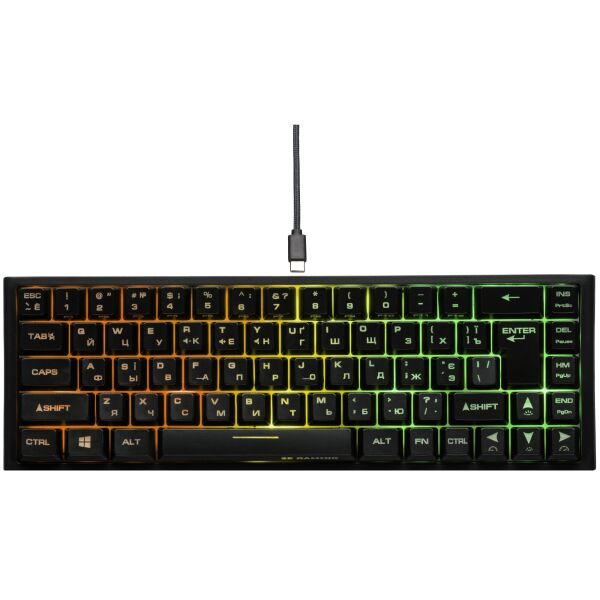 

Клавиатура 2E Gaming KG350 RGB USB Black Ukr (2E-KG350UBK)