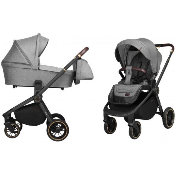 

Коляска универсальная CARRELLO Epica CRL-8510/1 (2in1) Silver Grey +дождевик /1/