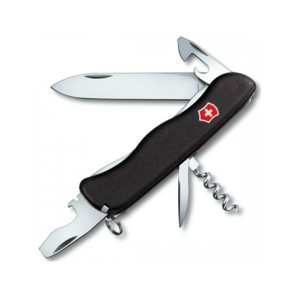 

Мультитул Victorinox NOMAD One Hand(111мм, 11 функций), черный 0.8353.MW3