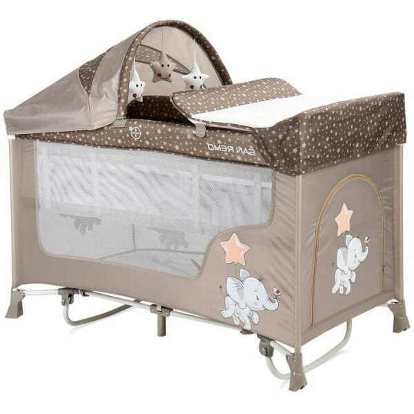 

Манеж Lorelli SAN REMO 2L ROCKER (beige elephant)
