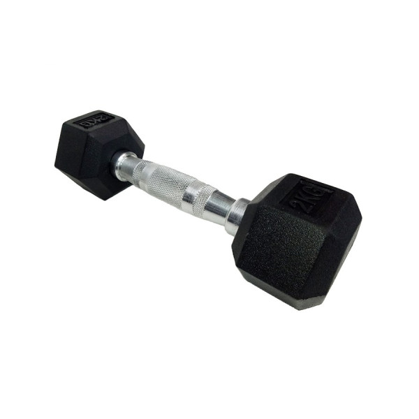

Гантель Шестигранная обрезиненная HouseFit (DD 6442-2) 2кг