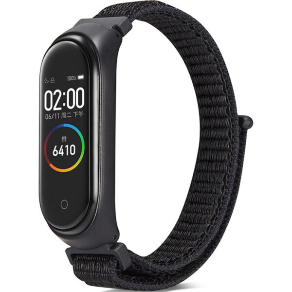

Ремешок Nylon для фитнес-браслета Xiaomi Mi Band 3 / 4 (Black) (768784)