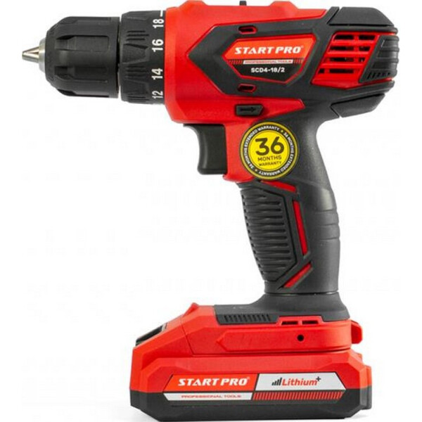 

Шуруповерт аккум. Start Pro SCD4-18/2