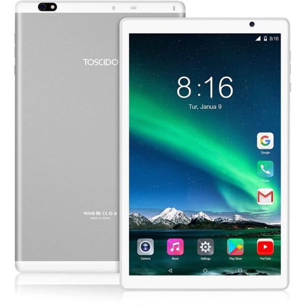 

Toskido P101 10.1 FHD IPS Android 10 OctaCore 4/64Gb Wi-Fi 8000mAh Silver