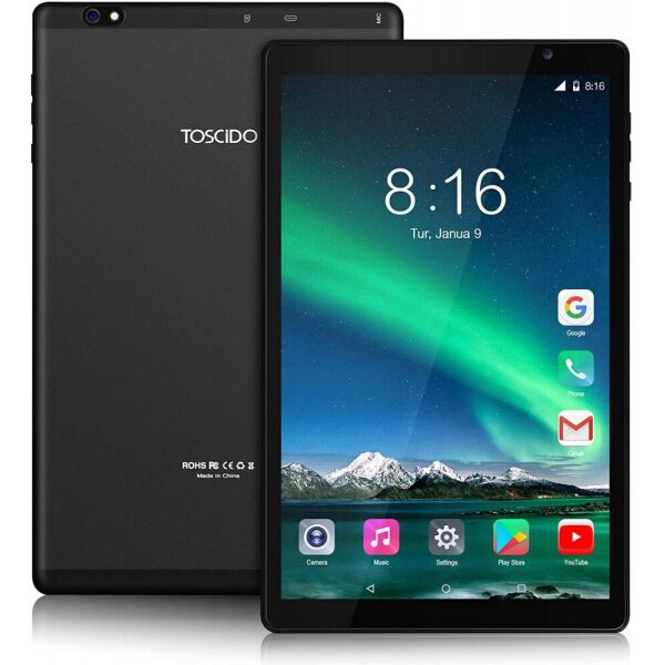 

Toskido P101 10.1 FHD IPS Android 10 OctaCore 3/64Gb Wi-Fi 8000mAh Black