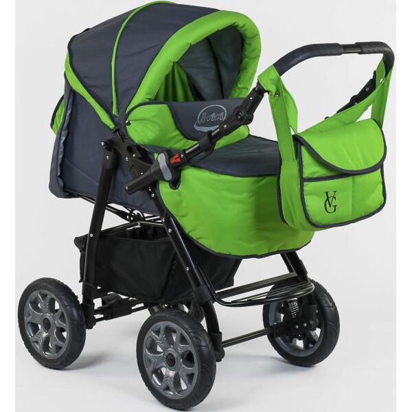

Детская коляска трансформер Viki Karina 86- c 15 Dark Grey/Lime Green (86- c 15)