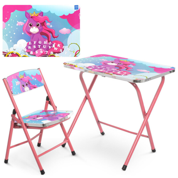

Столик со стульчиком складной Bambi A19-New Uni Crimson (A19-New Uni)