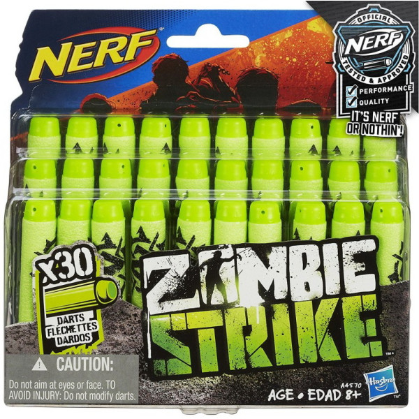 

Набор стрел Hasbro Nerf Zombie Strike 30 шт. (A4570)
