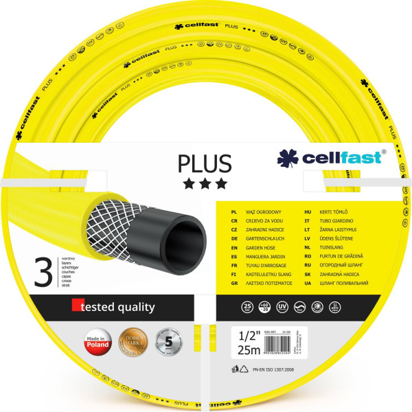 

Шланг поливочный Cellfast Plus 25 м 1/2" (10-200)