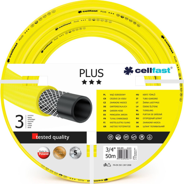 

Шланг поливочный Cellfast Plus 50 м 1/2" (10-201)