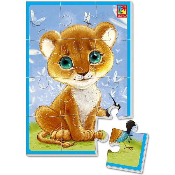 

Мягкие пазлы А5 Vladi Toys Львенок VT1103-57 (рус)