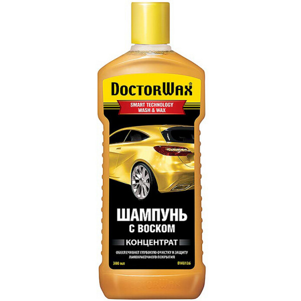

Шампунь с воском концентрат Doctor Wax 300 мл (DW8126)