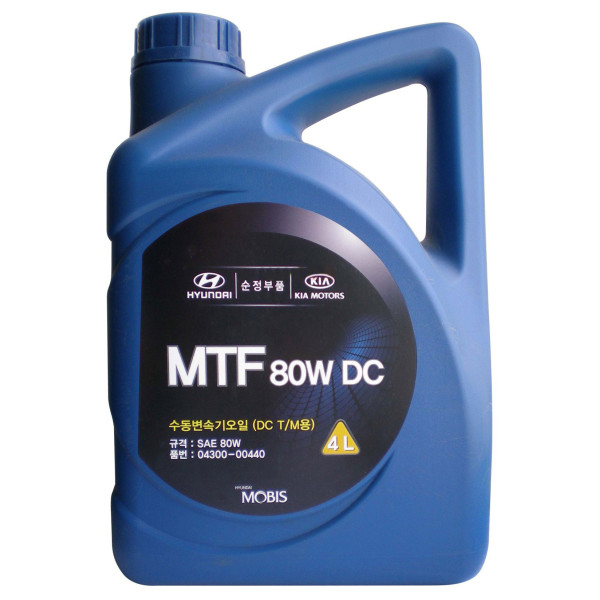 

Трансмиссионное масло Hyundai / Kia MTF 80W DC, 4л (0430000440)