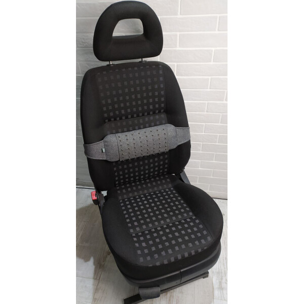

Ортопедические подушки EKKOSEAT под поясницу. Массажные накидки съемные. Серый. AV-1H2H-202.