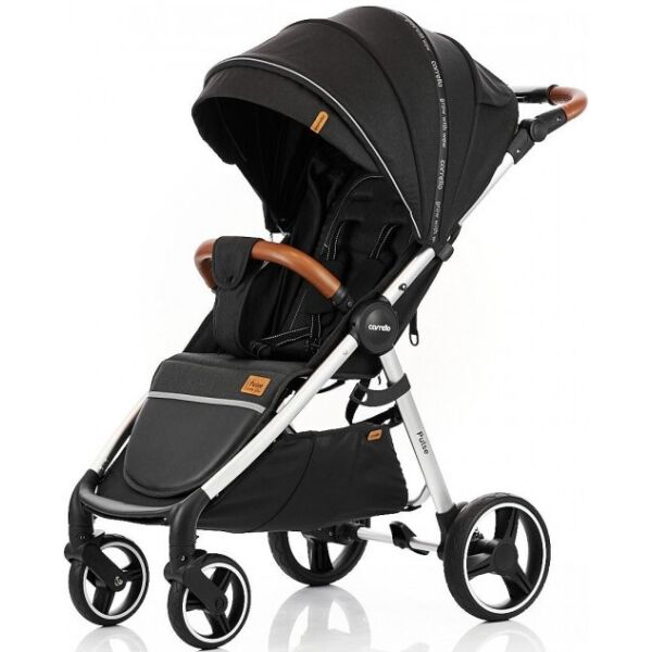 

Коляска прогулочная CARRELLO Pulse CRL-5507 Truffle Black + дождевик (черная)