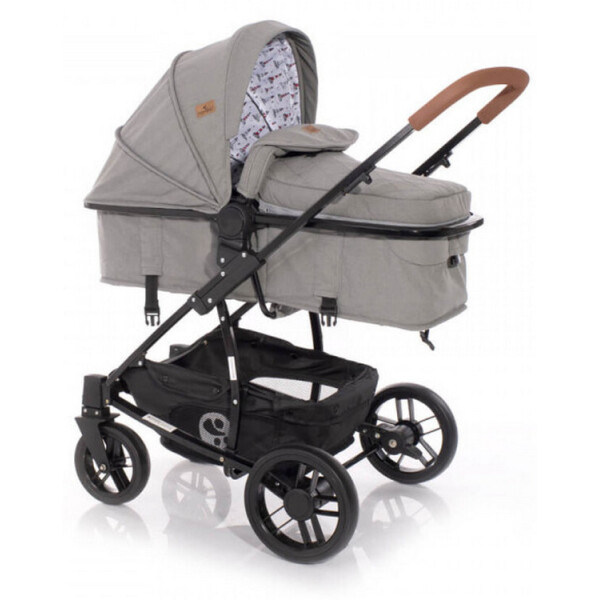 

Детская коляска трансформер Lorelli S-500 SET с автокреслом (dark grey lighthouse)