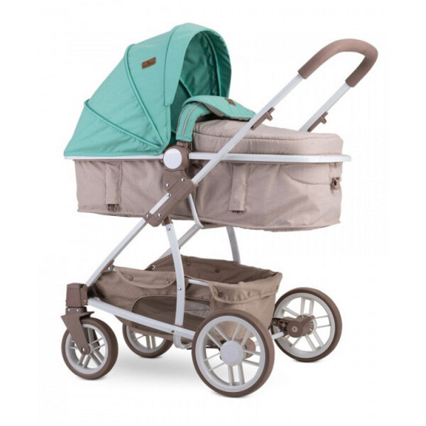 

-трансформер Lorelli S-500 SET с автокреслом (beige/green dots)