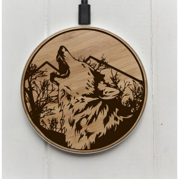 

SkinWood White Fast Charge wolf2