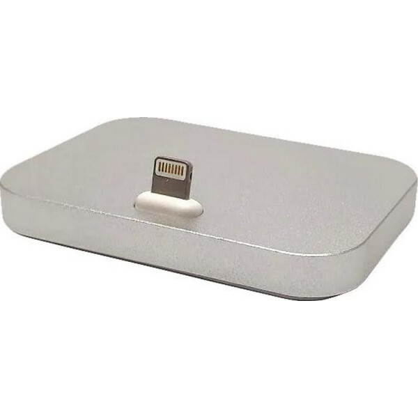 

Док-станция Dock metal for Apple lighting (silver)